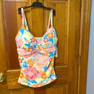 Beach House Christa Wrap Underwire Textured Tankini
